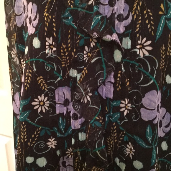 Banana Republic floral print blouse size M - Picture 3 of 6